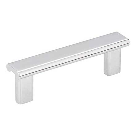 Elements [183-3PC] Die Cast Zinc Cabinet Pull Handle - Park Series - Standard Size - Polished Chrome Finish - 3&quot; C/C - 3 3/4&quot; L