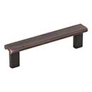 Elements [183-96DBAC] Die Cast Zinc Cabinet Pull Handle - Park Series - Standard Size - Brushed Oil Rubbed Bronze Finish - 96mm C/C - 4 1/2&quot; L