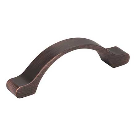 Elements [511-3DBAC] Die Cast Zinc Cabinet Pull Handle - Seaver Series - Standard Size - Brushed Oil Rubbed Bronze Finish - 3" C/C - 4 1/16" L