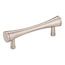Elements [400SN] Die Cast Zinc Cabinet Pull Handle - Sedona Series - Standard Size - Satin Nickel Finish - 3&quot; C/C - 4&quot; L