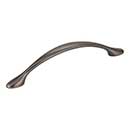 Elements [80815-BNBDL] Die Cast Zinc Cabinet Pull Handle - Somerset Series - Oversized - Brushed Pewter Finish - 128mm C/C - 6 5/16&quot; L