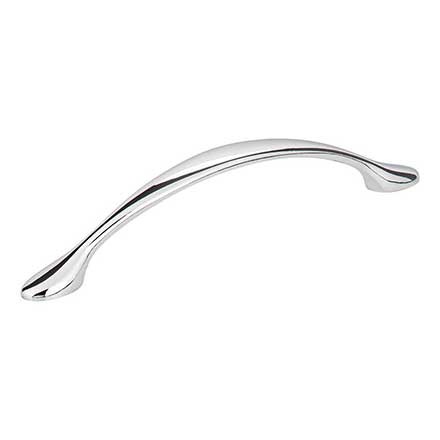 Elements [80815-PC] Die Cast Zinc Cabinet Pull Handle - Somerset Series - Oversized - Polished Chrome Finish - 128mm C/C - 6 5/16&quot; L