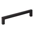 Elements [625-128MB] Die Cast Zinc Cabinet Pull Handle - Stanton Series - Oversized - Matte Black Finish - 128mm C/C - 5 3/8&quot; L