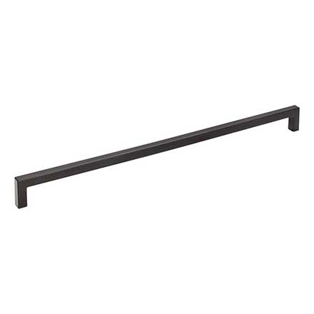 Elements [625-320MB] Die Cast Zinc Cabinet Pull Handle - Stanton Series - Oversized - Matte Black Finish - 320mm C/C - 12 15/16" L