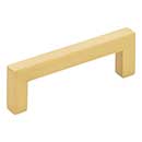 Elements [625-3BG] Die Cast Zinc Cabinet Pull Handle - Stanton Series - Standard Size - Brushed Gold Finish - 3&quot; C/C - 3 3/8&quot; L