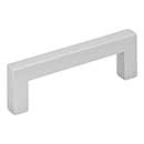 Elements [625-3MS] Die Cast Zinc Cabinet Pull Handle - Stanton Series - Standard Size - Matte Silver Finish - 3&quot; C/C - 3 3/8&quot; L