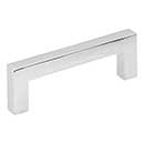 Elements [625-3PC] Die Cast Zinc Cabinet Pull Handle - Stanton Series - Standard Size - Polished Chrome Finish - 3" C/C - 3 3/8" L