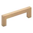 Elements [625-3SBZ] Die Cast Zinc Cabinet Pull Handle - Stanton Series - Standard Size - Satin Bronze Finish - 3" C/C - 3 3/8" L