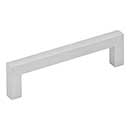 Elements [625-96MS] Die Cast Zinc Cabinet Pull Handle - Stanton Series - Standard Size - Matte Silver Finish - 96mm C/C - 4 1/8&quot; L