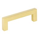 Elements [625-3BG] Die Cast Zinc Cabinet Pull Handle - Stanton Series - Standard Size - Brushed Gold Finish - 3&quot; C/C - 3 3/8&quot; L