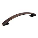 Elements [771-128DBAC] Die Cast Zinc Cabinet Pull Handle - Strickland Series - Oversized - Brushed Oil Rubbed Bronze Finish - 128mm C/C - 6 5/16&quot; L