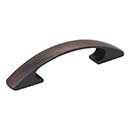 Elements [771-3DBAC] Die Cast Zinc Cabinet Pull Handle - Strickland Series - Standard Size - Brushed Oil Rubbed Bronze Finish - 3&quot; C/C - 4 1/2&quot; L