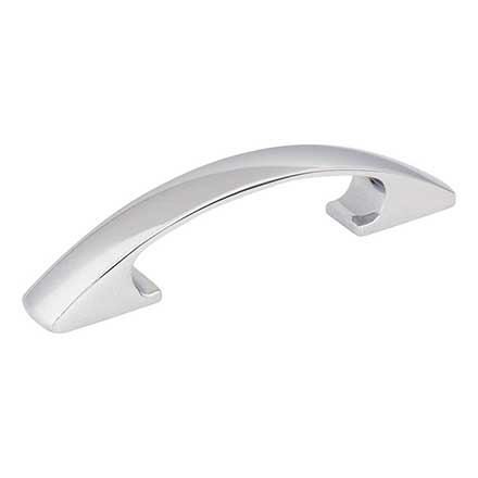 Elements [771-3PC] Die Cast Zinc Cabinet Pull Handle - Strickland Series - Standard Size - Polished Chrome Finish - 3&quot; C/C - 4 1/2&quot; L