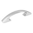 Elements [771-3PC] Die Cast Zinc Cabinet Pull Handle - Strickland Series - Standard Size - Polished Chrome Finish - 3&quot; C/C - 4 1/2&quot; L