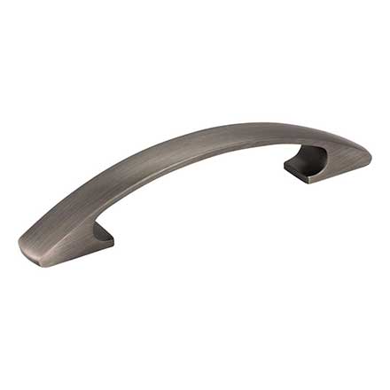 Elements [771-96BNBDL] Die Cast Zinc Cabinet Pull Handle - Strickland Series - Standard Size - Brushed Pewter Finish - 96mm C/C - 5 3/16" L
