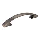 Elements [771-96BNBDL] Die Cast Zinc Cabinet Pull Handle - Strickland Series - Standard Size - Brushed Pewter Finish - 96mm C/C - 5 3/16&quot; L