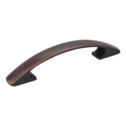 Elements [771-96DBAC] Die Cast Zinc Cabinet Pull Handle - Strickland Series - Standard Size - Brushed Oil Rubbed Bronze Finish - 96mm C/C - 5 3/16" L