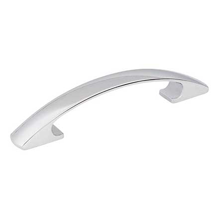 Elements [771-96PC] Die Cast Zinc Cabinet Pull Handle - Strickland Series - Standard Size - Polished Chrome Finish - 96mm C/C - 5 3/16&quot; L