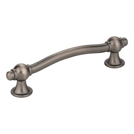 Elements [575-96BNBDL] Die Cast Zinc Cabinet Pull Handle - Syracuse Series - Standard Size - Brushed Pewter Finish - 96mm C/C - 4 7/8&quot; L