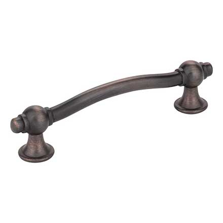Elements [575-96DBAC] Die Cast Zinc Cabinet Pull Handle - Syracuse Series - Standard Size - Brushed Oil Rubbed Bronze Finish - 96mm C/C - 4 7/8" L