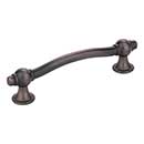 Elements [575-96DBAC] Die Cast Zinc Cabinet Pull Handle - Syracuse Series - Standard Size - Brushed Oil Rubbed Bronze Finish - 96mm C/C - 4 7/8&quot; L