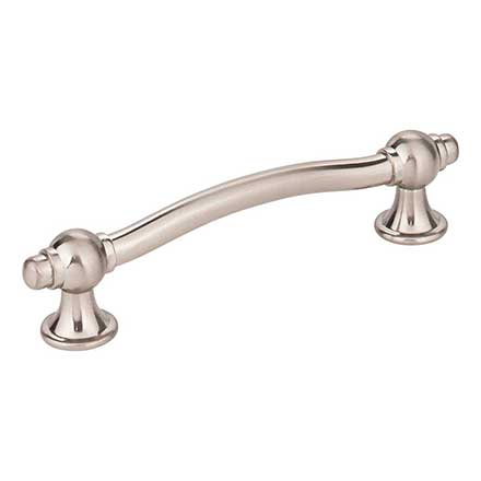 Elements [575-96SN] Die Cast Zinc Cabinet Pull Handle - Syracuse Series - Standard Size - Satin Nickel Finish - 96mm C/C - 4 7/8" L