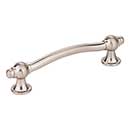 Elements [575-96SN] Die Cast Zinc Cabinet Pull Handle - Syracuse Series - Standard Size - Satin Nickel Finish - 96mm C/C - 4 7/8&quot; L