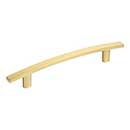 Elements [859-128BG] Die Cast Zinc Cabinet Pull Handle - Thatcher Series - Oversized - Brushed Gold Finish - 128mm C/C - 7 5/16&quot; L