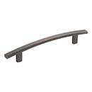 Elements [859-128BNBDL] Die Cast Zinc Cabinet Pull Handle - Thatcher Series - Oversized - Brushed Pewter Finish - 128mm C/C - 7 5/16&quot; L