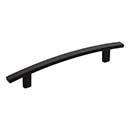 Elements [859-128MB] Die Cast Zinc Cabinet Pull Handle - Thatcher Series - Oversized - Matte Black Finish - 128mm C/C - 7 5/16&quot; L