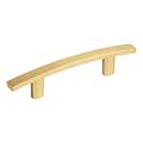 Elements [859-3BG] Die Cast Zinc Cabinet Pull Handle - Thatcher Series - Standard Size - Brushed Gold Finish - 3&quot; C/C - 5 1/4&quot; L