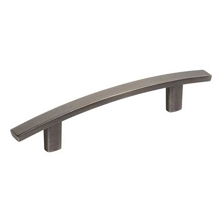 Elements [859-96BNBDL] Die Cast Zinc Cabinet Pull Handle - Thatcher Series - Standard Size - Brushed Pewter Finish - 96mm C/C - 6&quot; L