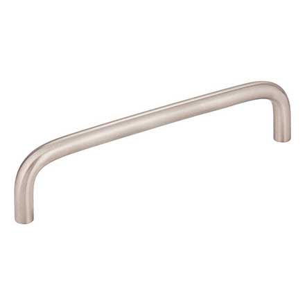 Elements [S271-128SN] Steel Cabinet Pull Handle - Torino Series - Oversized - Satin Nickel Finish - 128mm C/C - 5 3/8&quot; L