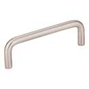 Elements [S271-3.5SN] Steel Cabinet Pull Handle - Torino Series - Standard Size - Satin Nickel Finish - 3 1/2&quot; C/C - 3 13/16&quot; L