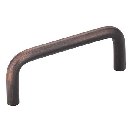 Elements [S271-3DBAC] Steel Cabinet Pull Handle - Torino Series - Standard Size - Brushed Oil Rubbed Bronze Finish - 3" C/C - 3 5/16" L