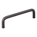 Elements [S271-4DBAC] Steel Cabinet Pull Handle - Torino Series - Standard Size - Brushed Oil Rubbed Bronze Finish - 4&quot; C/C - 4 5/16&quot; L