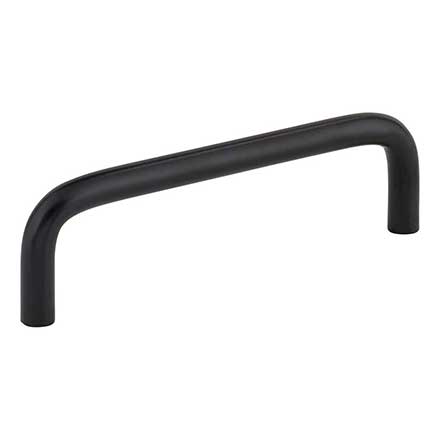 Elements [S271-4MB] Steel Cabinet Pull Handle - Torino Series - Standard Size - Matte Black Finish - 4" C/C - 4 5/16" L