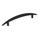 Elements [413321] Die Cast Zinc Cabinet Pull Handle - Verona Series - Oversized - Matte Black Finish - 128mm C/C - 7 3/8&quot; L