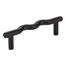 Elements [Z105MB] Die Cast Zinc Cabinet Pull Handle - Verona Series - Standard Size - Matte Black Finish - 3&quot; C/C - 3 7/8&quot; L