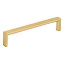 Elements [727-128BG] Die Cast Zinc Cabinet Pull Handle - Walker 2 Series - Oversized - Brushed Gold Finish - 128mm C/C - 5 5/16" L