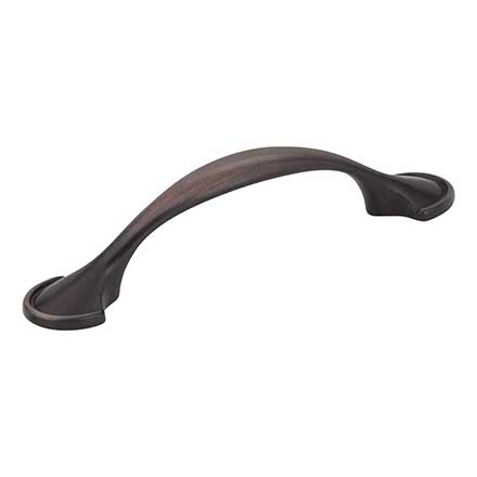 Elements [647-3DBAC] Die Cast Zinc Cabinet Pull Handle - Watervale Series - Standard Size - Brushed Oil Rubbed Bronze Finish - 3" C/C - 4 5/8" L