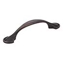 Elements [647-3DBAC] Die Cast Zinc Cabinet Pull Handle - Watervale Series - Standard Size - Brushed Oil Rubbed Bronze Finish - 3" C/C - 4 5/8" L
