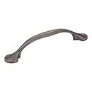 Elements [647-96BNBDL] Die Cast Zinc Cabinet Pull Handle - Watervale Series - Standard Size - Brushed Pewter Finish - 96mm C/C - 5 3/8&quot; L