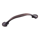 Elements [647-96DBAC] Die Cast Zinc Cabinet Pull Handle - Watervale Series - Standard Size - Brushed Oil Rubbed Bronze Finish - 96mm C/C - 5 3/8" L