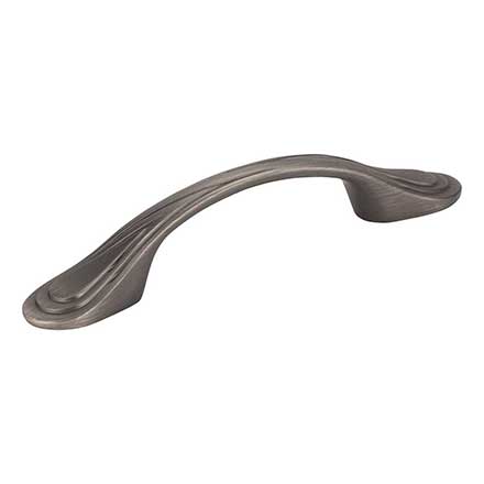 Elements [3899BNBDL] Die Cast Zinc Cabinet Pull Handle - Westbury Series - Standard Size - Brushed Pewter Finish - 3" C/C - 5 3/16" L