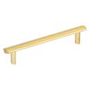 Elements [641-128BG] Die Cast Zinc Cabinet Pull Handle - William Series - Oversized - Brushed Gold Finish - 128mm C/C - 6 1/4" L