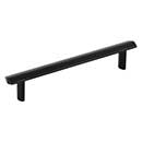 Elements [641-128MB] Die Cast Zinc Cabinet Pull Handle - William Series - Oversized - Matte Black Finish - 128mm C/C - 6 1/4&quot; L