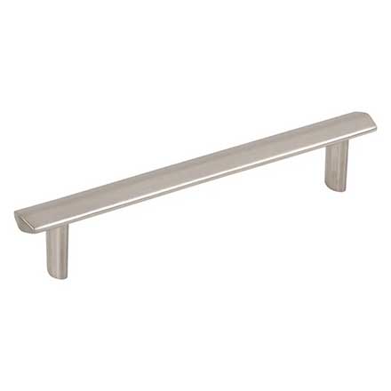 Elements [641-128SN] Die Cast Zinc Cabinet Pull Handle - William Series - Oversized - Satin Nickel Finish - 128mm C/C - 6 1/4&quot; L