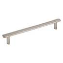 Elements [641-160SN] Die Cast Zinc Cabinet Pull Handle - William Series - Oversized - Satin Nickel Finish - 160mm C/C - 7 1/2" L