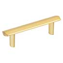 Elements [641-3BG] Die Cast Zinc Cabinet Pull Handle - William Series - Standard Size - Brushed Gold Finish - 3" C/C - 4 1/4" L